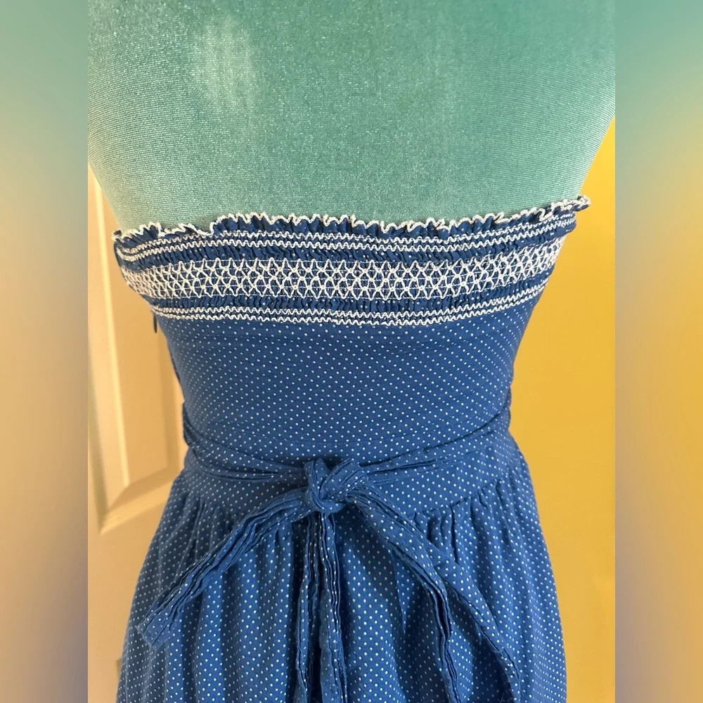 Vintage y2k polka dot pinup rockabilly dress retro style - Picture 5 of 8